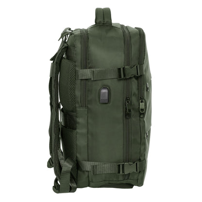 Ghiozdan Safta Verde Verde militar - Birou și papetărie, Material școlar și educațional