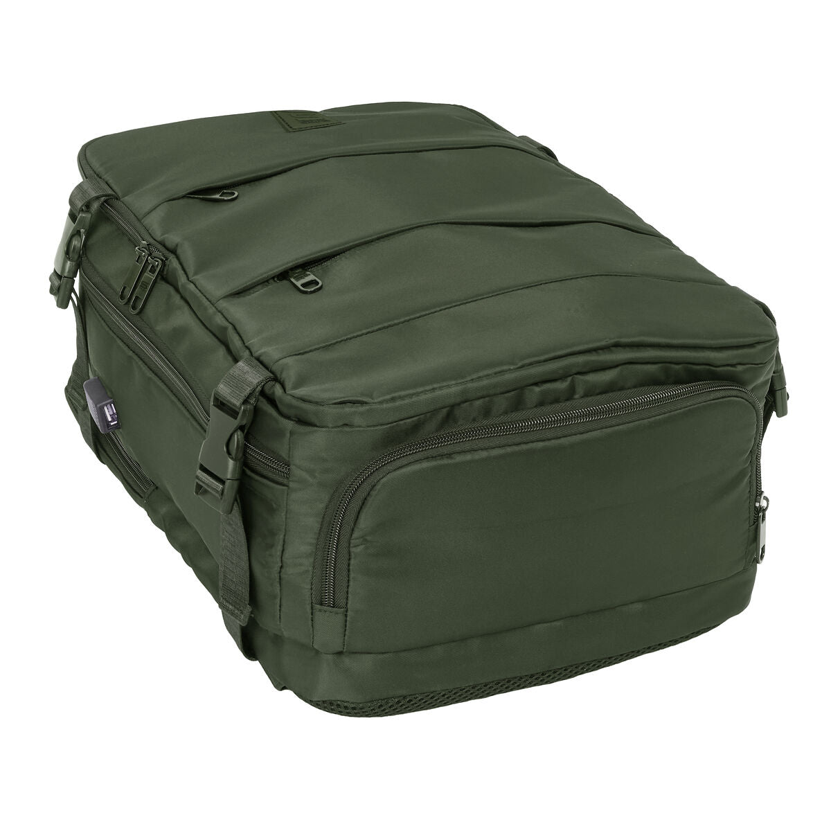 Ghiozdan Safta Verde Verde militar - Birou și papetărie, Material școlar și educațional