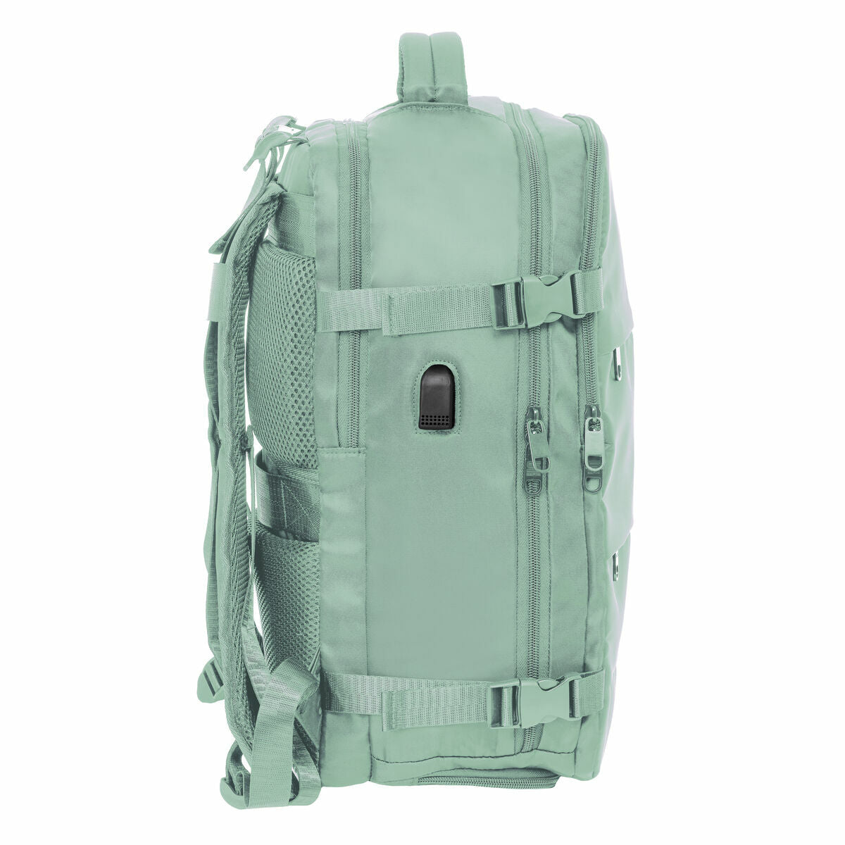 Ghiozdan Safta Verde pastel Albastru - Birou și papetărie, Material școlar și educațional