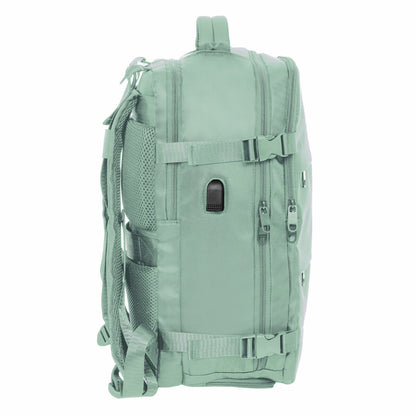 Ghiozdan Safta Verde pastel Albastru - Birou și papetărie, Material școlar și educațional