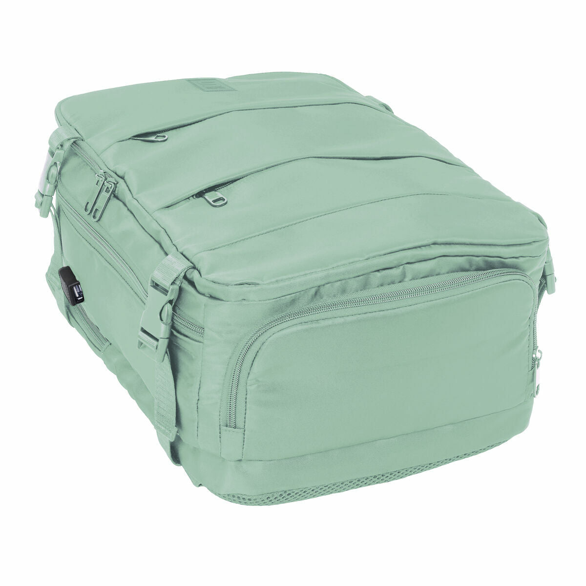 Ghiozdan Safta Verde pastel Albastru - Birou și papetărie, Material școlar și educațional