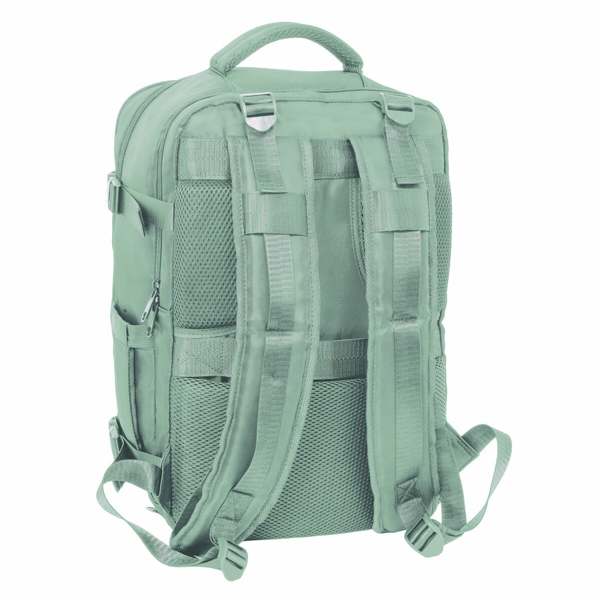 Ghiozdan Safta Verde pastel Albastru - Birou și papetărie, Material școlar și educațional