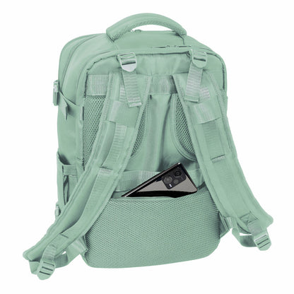 Ghiozdan Safta Verde pastel Albastru - Birou și papetărie, Material școlar și educațional