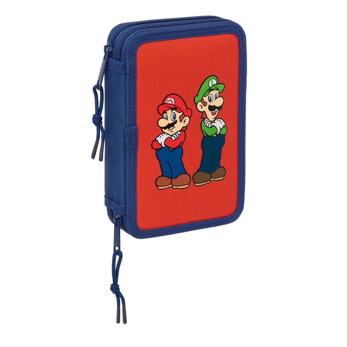 Geantă Universală Super Mario Mamma mia Roșu Bleumarin 12.5 x 19.5 x 4 cm 29 Piese - Birou și papetărie, Material școlar și educațional