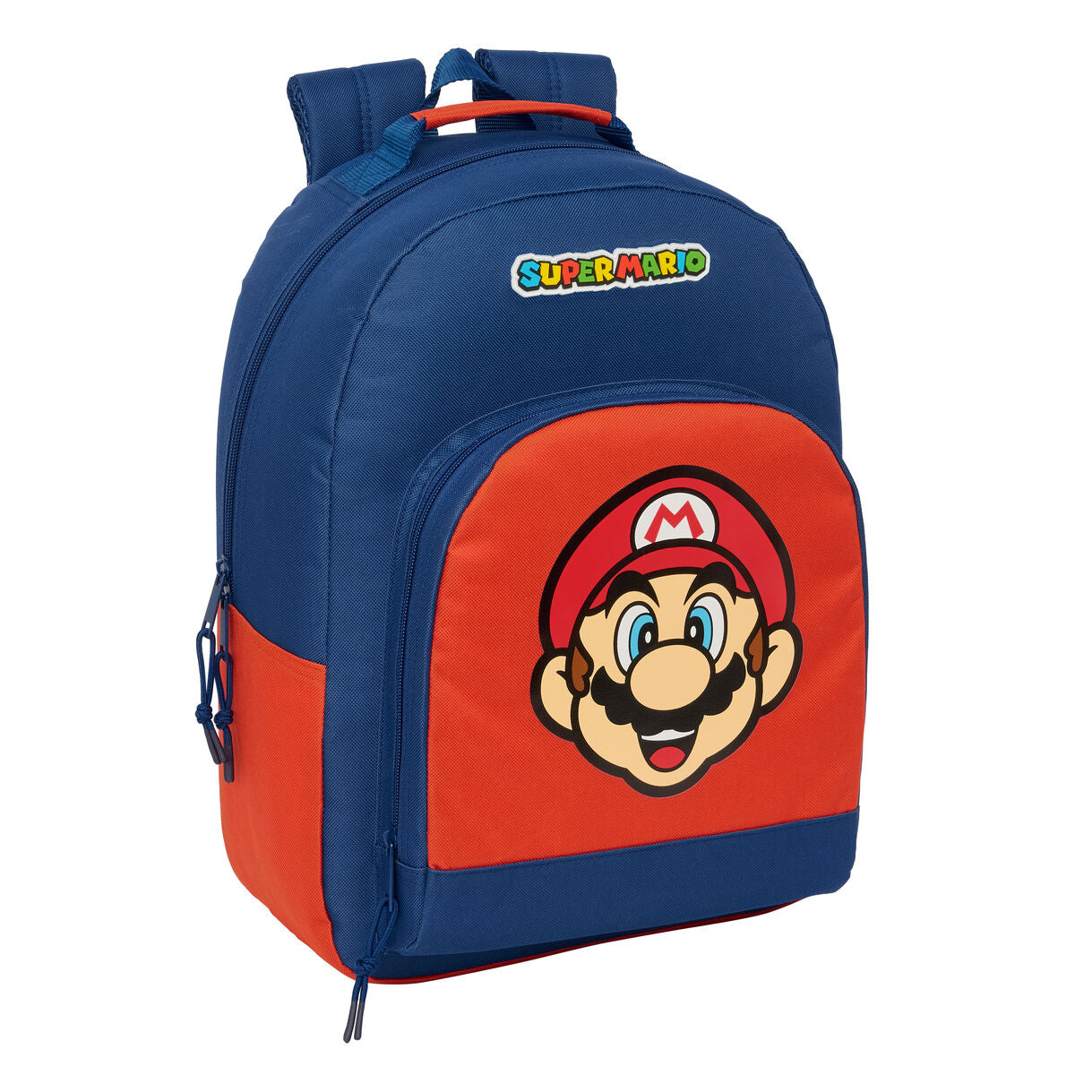 Ghiozdan Super Mario Mamma mia Roșu Bleumarin 32 x 42 x 15 cm - Birou și papetărie, Material școlar și educațional