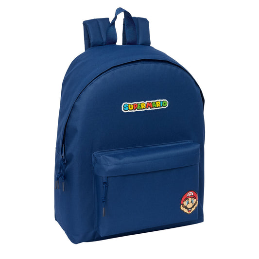Ghiozdan Super Mario Mamma mia Roșu Bleumarin 33 x 42 x 15 cm - Birou și papetărie, Material școlar și educațional