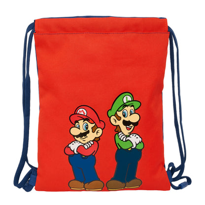Geantă Rucsac cu Bretele Super Mario Mamma mia Roșu Bleumarin 26 x 34 x 1 cm - Birou și papetărie, Material școlar și educațional