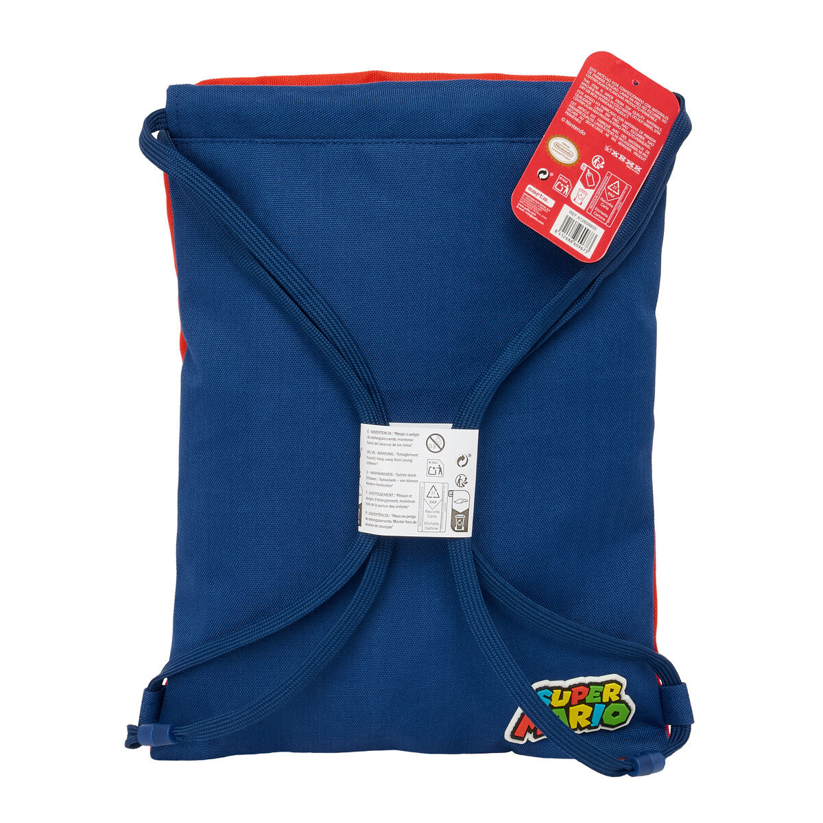 Geantă Rucsac cu Bretele Super Mario Mamma mia Roșu Bleumarin 26 x 34 x 1 cm - Birou și papetărie, Material școlar și educațional