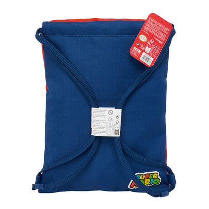 Geantă Rucsac cu Bretele Super Mario Mamma mia Roșu Bleumarin 26 x 34 x 1 cm - Birou și papetărie, Material școlar și educațional