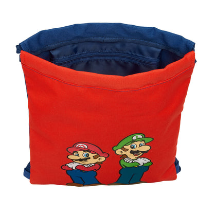 Geantă Rucsac cu Bretele Super Mario Mamma mia Roșu Bleumarin 26 x 34 x 1 cm - Birou și papetărie, Material școlar și educațional