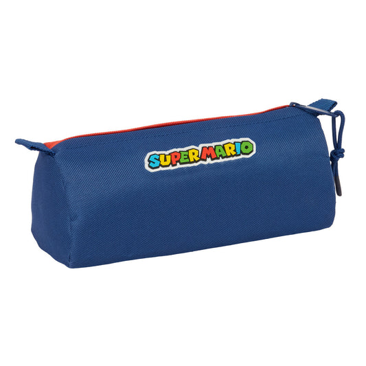 Geantă Universală Super Mario Mamma mia Roșu Bleumarin 21 x 8 x 7 cm - Birou și papetărie, Material școlar și educațional