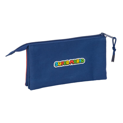 Geantă Universală Super Mario Mamma mia Roșu Bleumarin 22 x 12 x 3 cm - Birou și papetărie, Material școlar și educațional