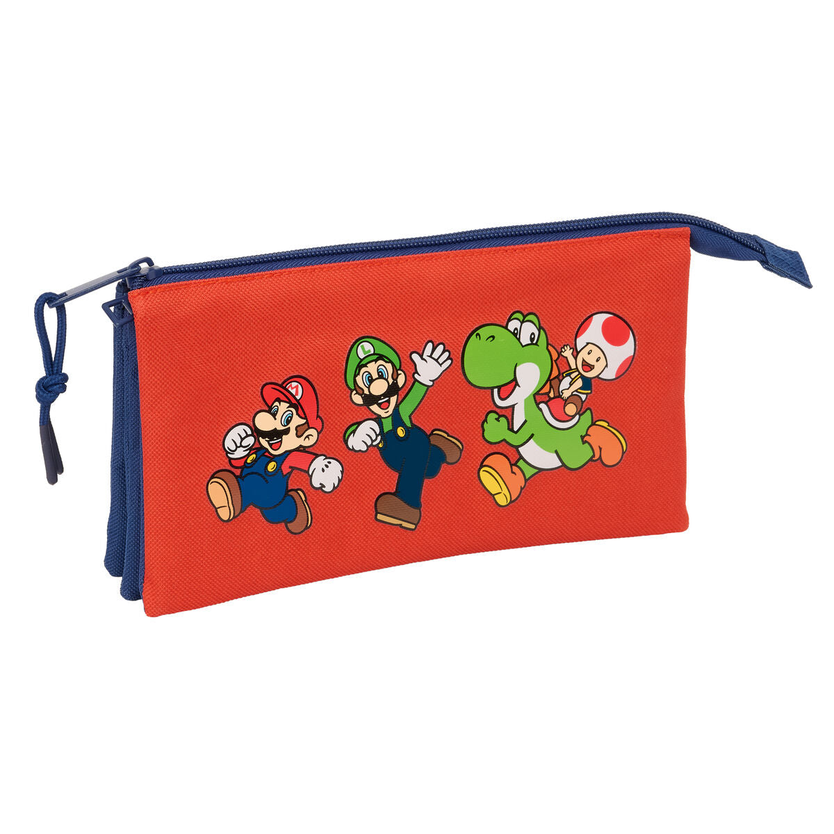 Geantă Universală Super Mario Mamma mia Roșu Bleumarin 22 x 12 x 3 cm - Birou și papetărie, Material școlar și educațional