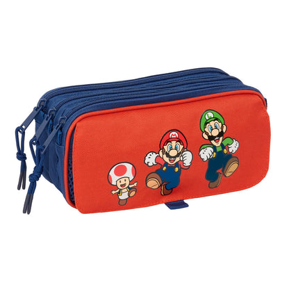 Geantă Universală Super Mario Mamma mia Roșu Bleumarin 21,5 x 10 x 8 cm - Birou și papetărie, Material școlar și educațional