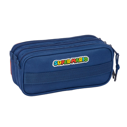 Geantă Universală Super Mario Mamma mia Roșu Bleumarin 21,5 x 10 x 8 cm - Birou și papetărie, Material școlar și educațional