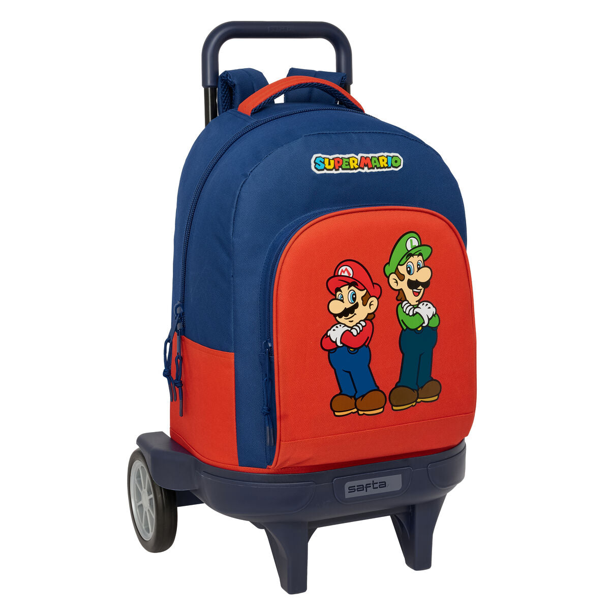 Ghiozdan Super Mario Mamma mia Roșu Bleumarin 33 x 45 x 22 cm - Birou și papetărie, Material școlar și educațional