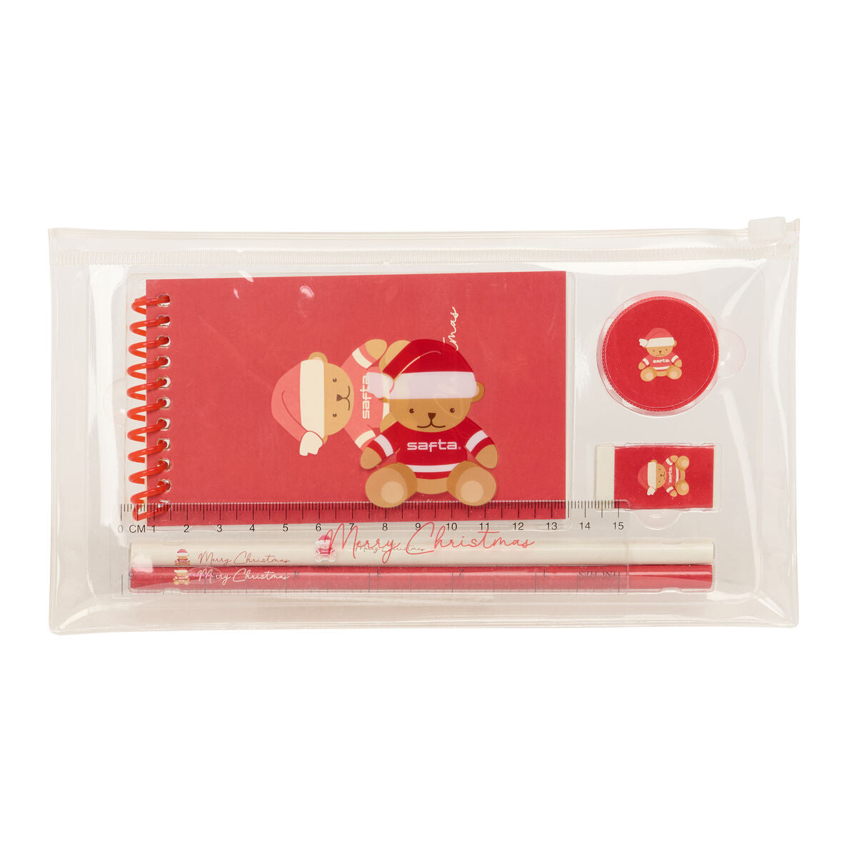 Geantă Universală Safta Roșu 22,5 x 10,5 x 1 cm - Birou și papetărie, Material școlar și educațional