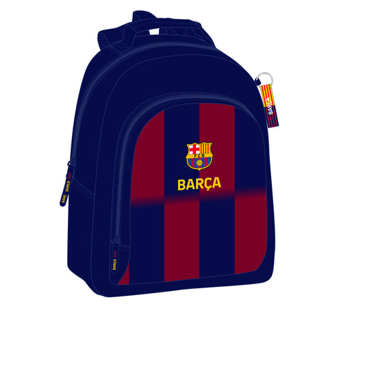 Ghiozdan F.C. Barcelona Albastru Castaniu 32 x 42 x 15 cm - Birou și papetărie, Material școlar și educațional