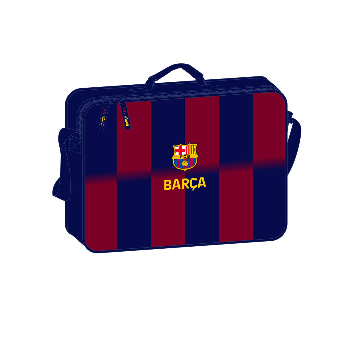 Ghiozdan F.C. Barcelona Albastru Castaniu 38 x 28 x 6 cm - Birou și papetărie, Material școlar și educațional