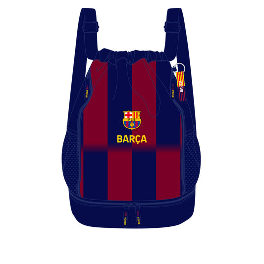 Ghiozdan F.C. Barcelona Albastru Castaniu 35 x 40 x 1 cm - Birou și papetărie, Material școlar și educațional