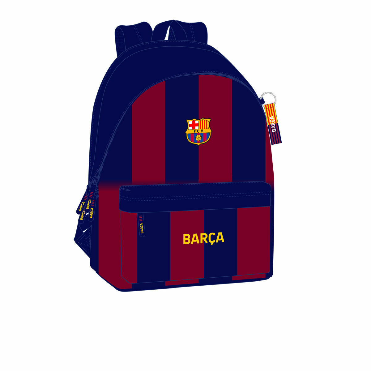 Ghiozdan F.C. Barcelona Albastru Castaniu 31 x 44 x 18 cm - Birou și papetărie, Material școlar și educațional
