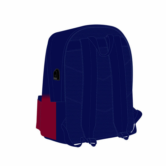 Ghiozdan F.C. Barcelona Albastru Castaniu 31 x 44 x 18 cm - Birou și papetărie, Material școlar și educațional