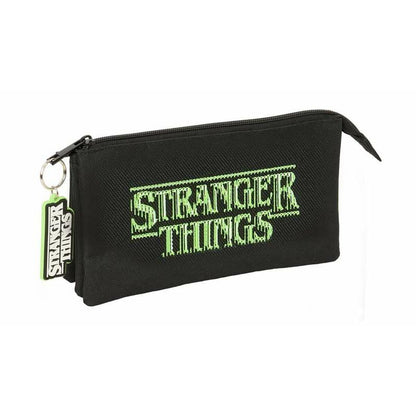 Penar triplu Stranger Things 22 x 12 x 3 cm - Birou și papetărie, Material școlar și educațional