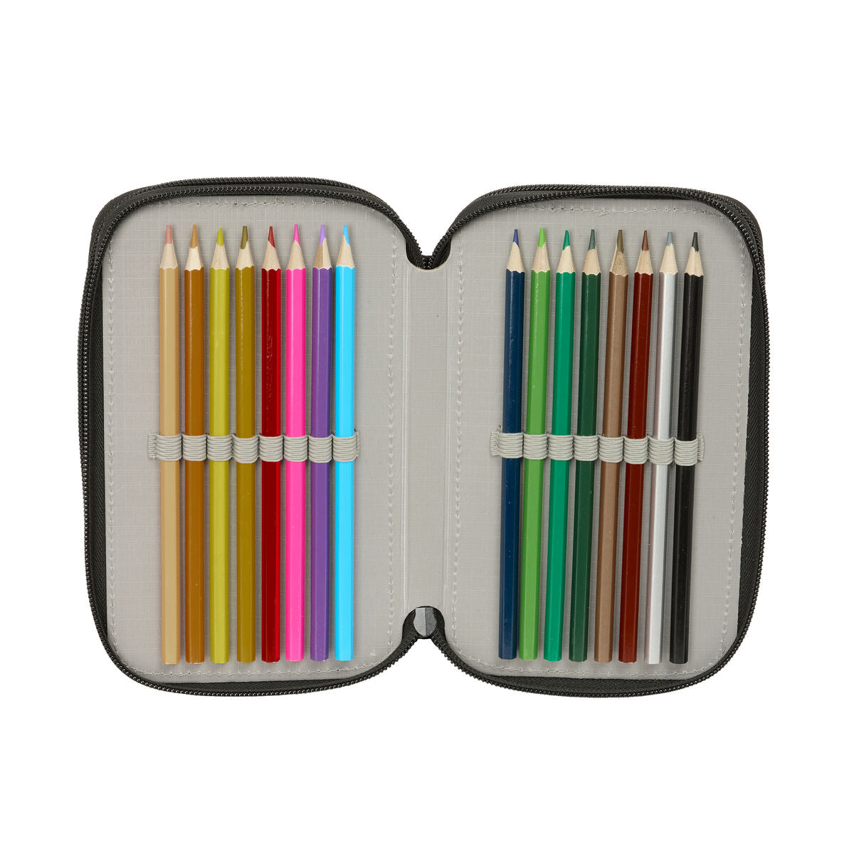 Geantă Universală One Piece Negru 12,5 x 19,5 x 5,5 cm 37 Piese - Birou și papetărie, Material școlar și educațional
