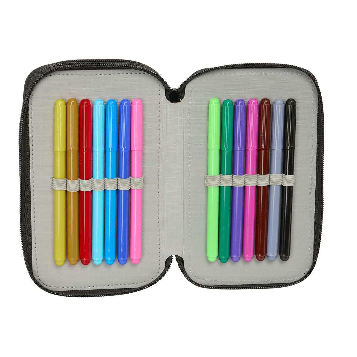 Geantă Universală One Piece Negru 12,5 x 19,5 x 5,5 cm 37 Piese - Birou și papetărie, Material școlar și educațional