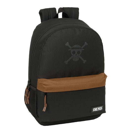 Ghiozdan One Piece Negru 30 x 46 x 14 cm - Birou și papetărie, Material școlar și educațional