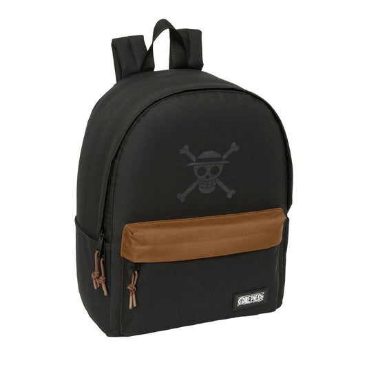 Ghiozdan One Piece Negru 31 x 40 x 16 cm - Birou și papetărie, Material școlar și educațional