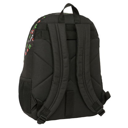 Ghiozdan Minecraft Negru 32 x 44 x 16 cm - Birou și papetărie, Material școlar și educațional