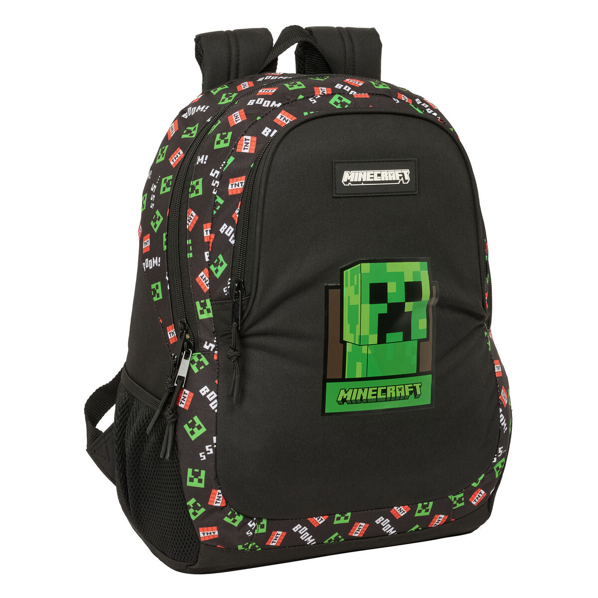 Ghiozdan Minecraft Negru 32 x 44 x 16 cm - Birou și papetărie, Material școlar și educațional