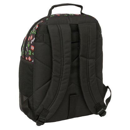 Ghiozdan Minecraft Negru 32 x 42 x 15 cm - Birou și papetărie, Material școlar și educațional