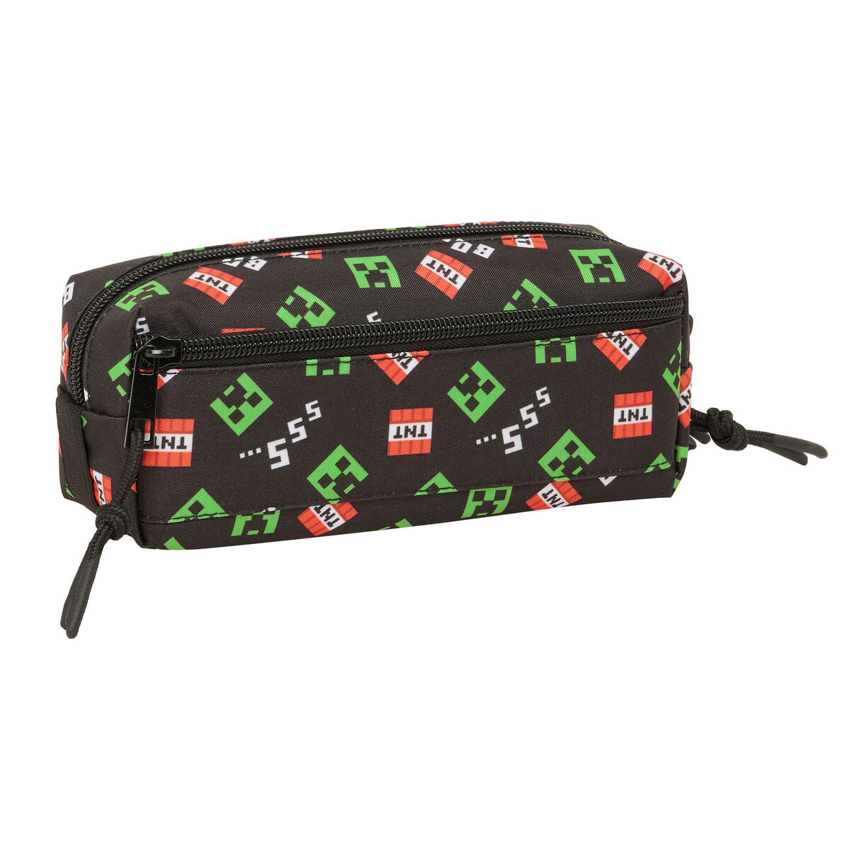 Penar triplu Minecraft Negru 22 x 8,5 x 6 cm - Birou și papetărie, Material școlar și educațional