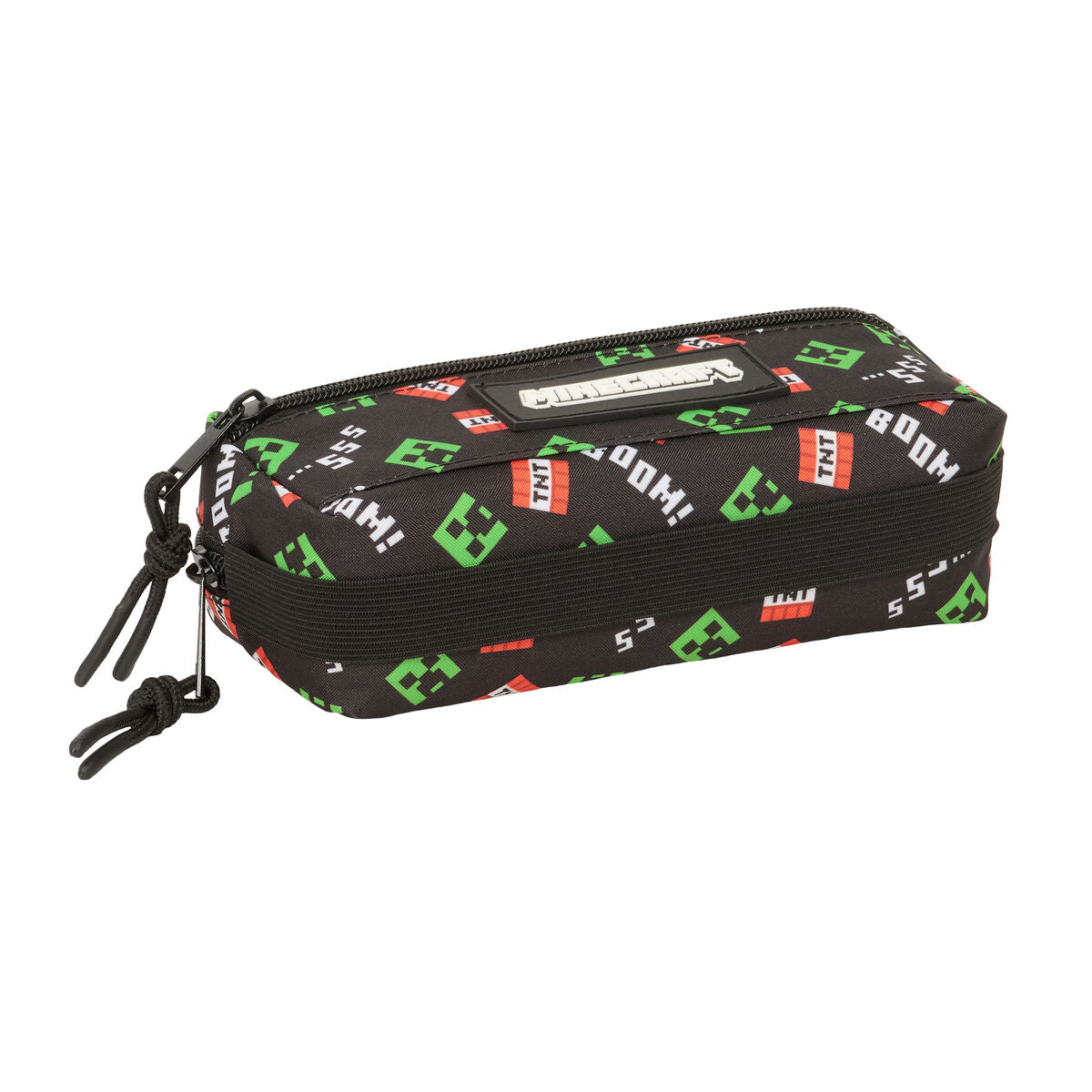 Penar triplu Minecraft Negru 22 x 8,5 x 6 cm - Birou și papetărie, Material școlar și educațional