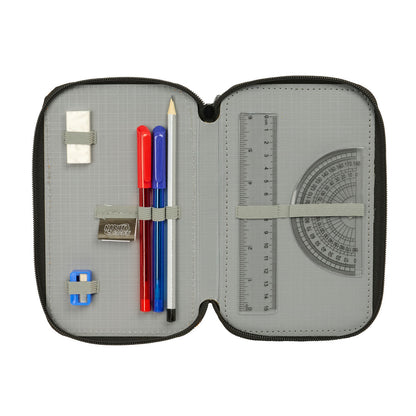 Geantă Universală Naruto Negru 12,5 x 19,5 x 5,5 cm 37 Piese - Birou și papetărie, Material școlar și educațional