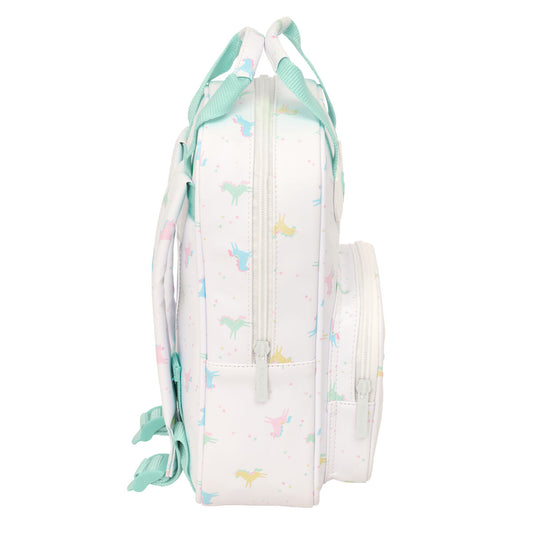 Ghiozdan Safta Unicornio Bej 20 x 28 x 8 cm - Birou și papetărie, Material școlar și educațional