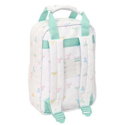 Ghiozdan Safta Unicornio Bej 20 x 28 x 8 cm - Birou și papetărie, Material școlar și educațional