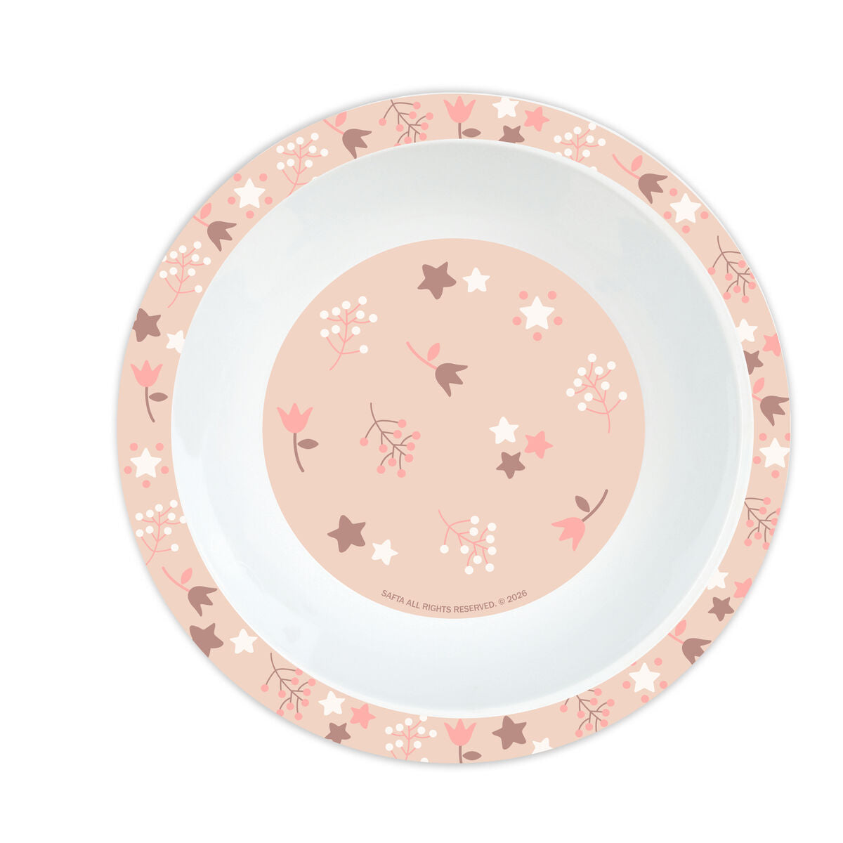 Set de Menaj pentru Copii Safta Flores PVC - Acasă și bucătărie, Tacâmuri, veselă și sticlărie
