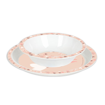 Set de Menaj pentru Copii Safta Flores PVC - Acasă și bucătărie, Tacâmuri, veselă și sticlărie
