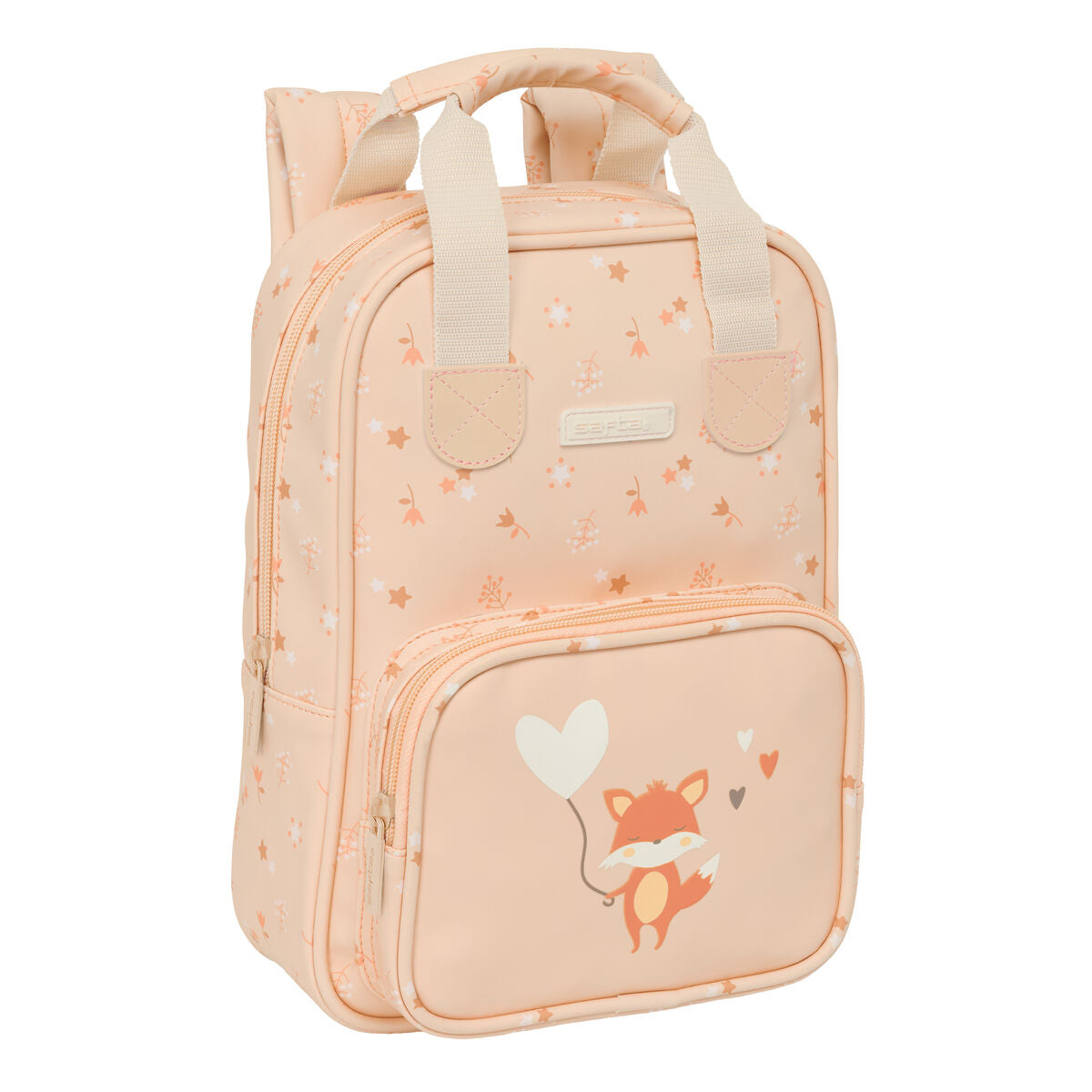 Ghiozdan Safta Flores 20 x 28 x 8 cm - Birou și papetărie, Material școlar și educațional