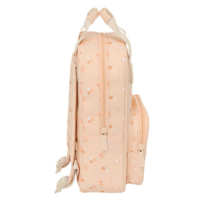 Ghiozdan Safta Flores 20 x 28 x 8 cm - Birou și papetărie, Material școlar și educațional