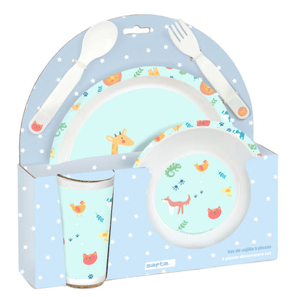 Set de Menaj pentru Copii Safta Pandi PVC - Acasă și bucătărie, Tacâmuri, veselă și sticlărie