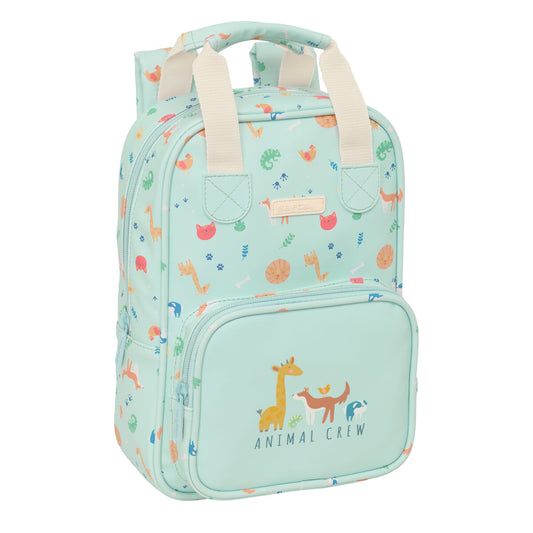 Ghiozdan Safta Pandi Albastru deschis 20 x 28 x 8 cm - Birou și papetărie, Material școlar și educațional