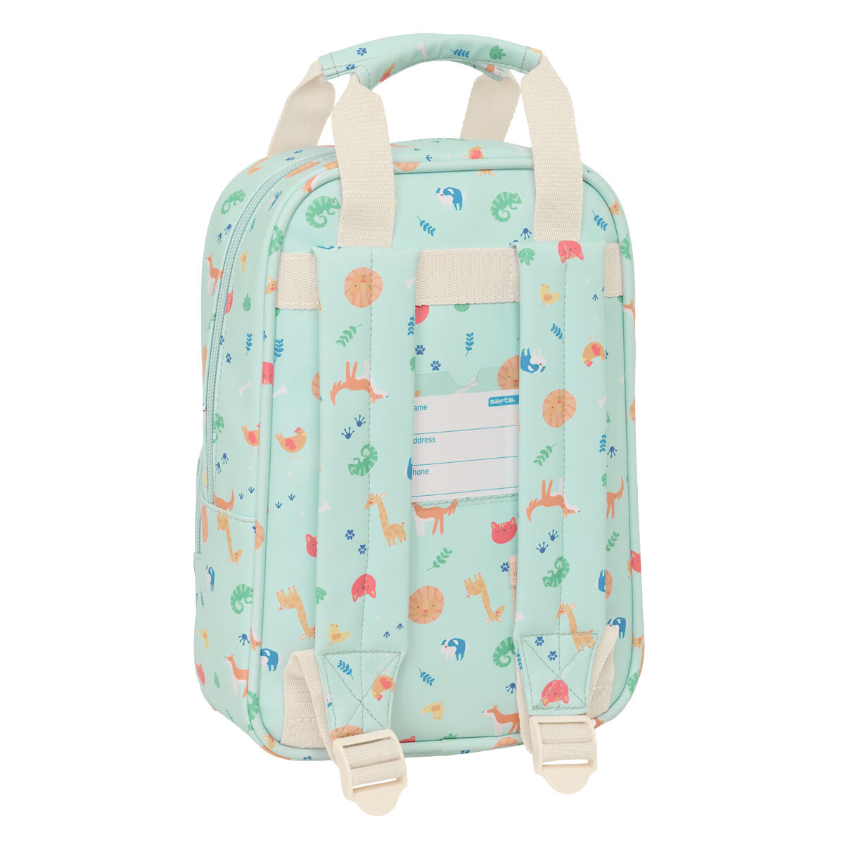Ghiozdan Safta Pandi Albastru deschis 20 x 28 x 8 cm - Birou și papetărie, Material școlar și educațional