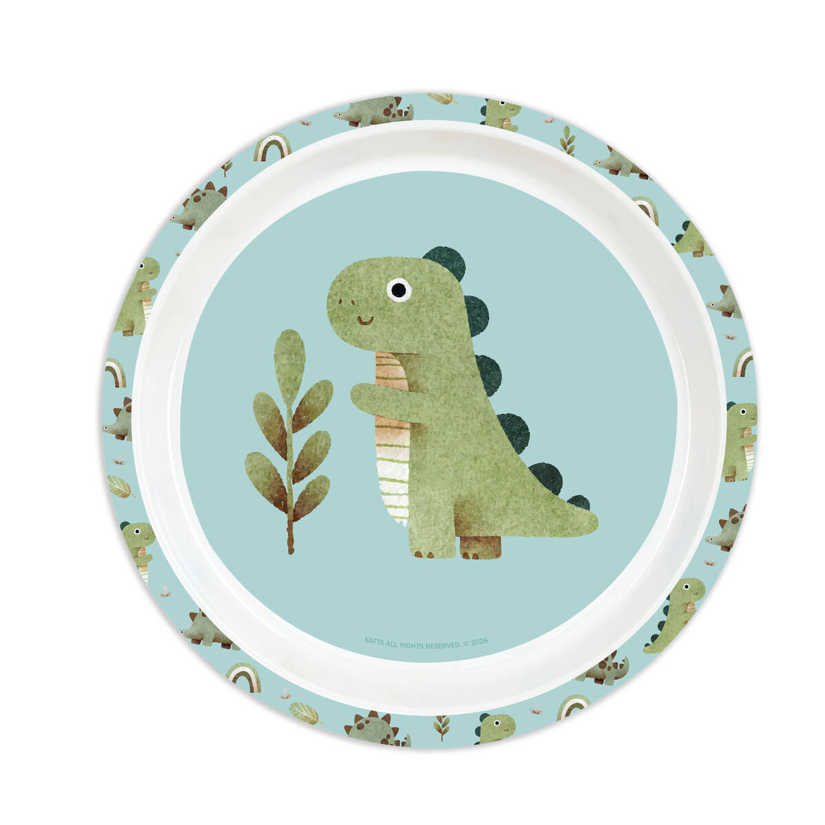 Set de Menaj pentru Copii Safta Dinos PVC - Acasă și bucătărie, Tacâmuri, veselă și sticlărie