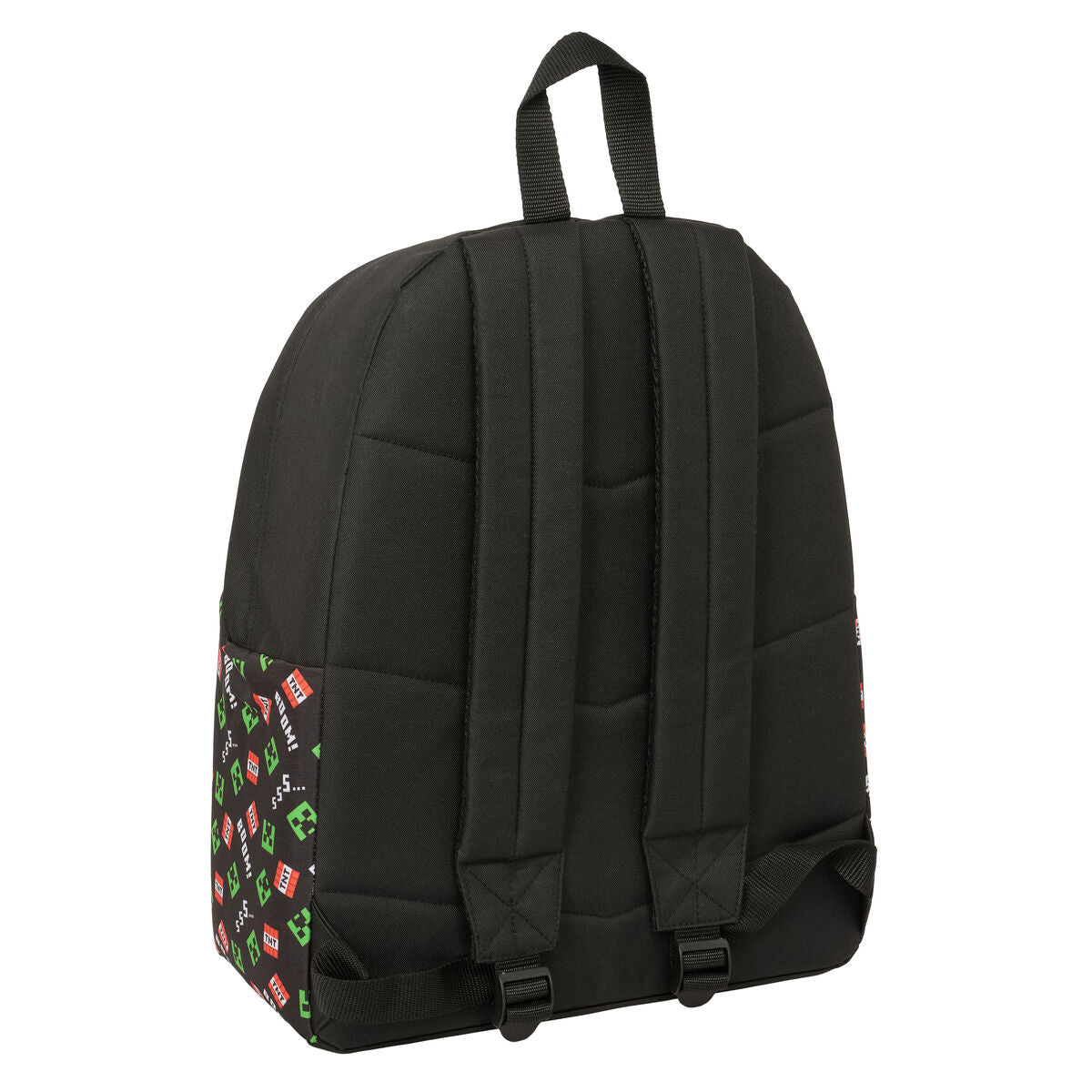 Ghiozdan Minecraft Negru 33 x 42 x 15 cm - Birou și papetărie, Material școlar și educațional
