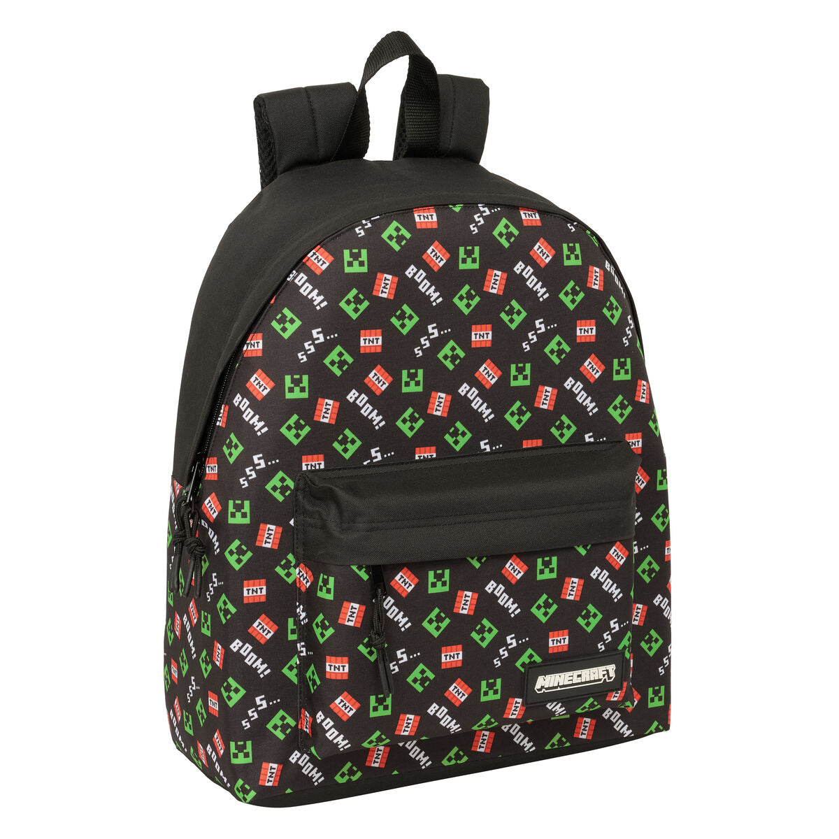 Ghiozdan Minecraft Negru 33 x 42 x 15 cm - Birou și papetărie, Material școlar și educațional