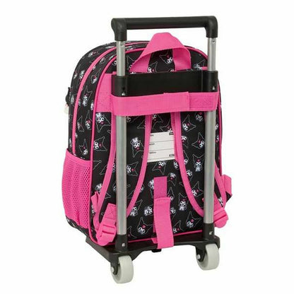 Ghiozdan cu Roți Kuromi Negru Fucsia 26 x 11 x 67 cm 26 x 34 x 11 cm - Birou și papetărie, Material școlar și educațional